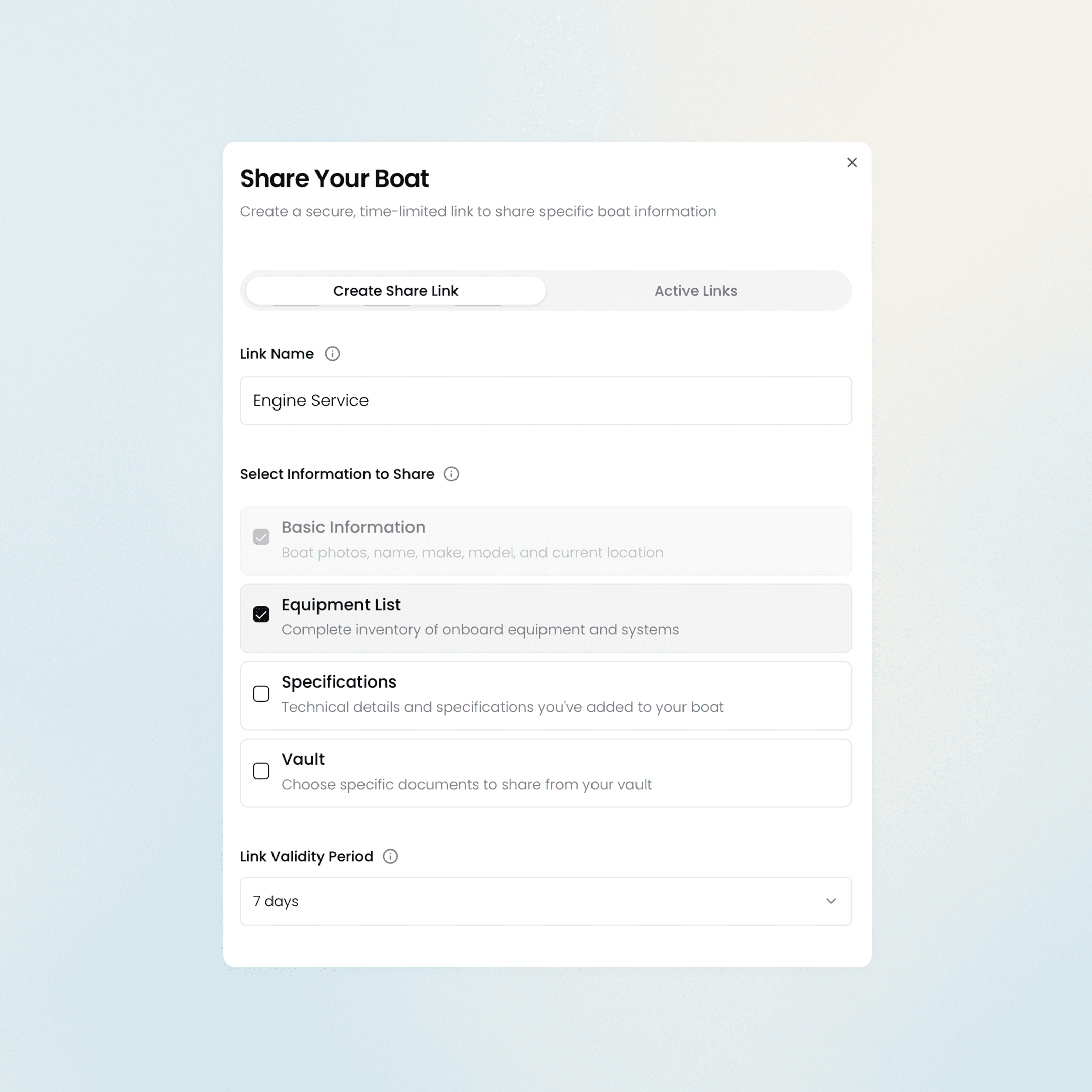 Glide Saved Time for Technicians Interface